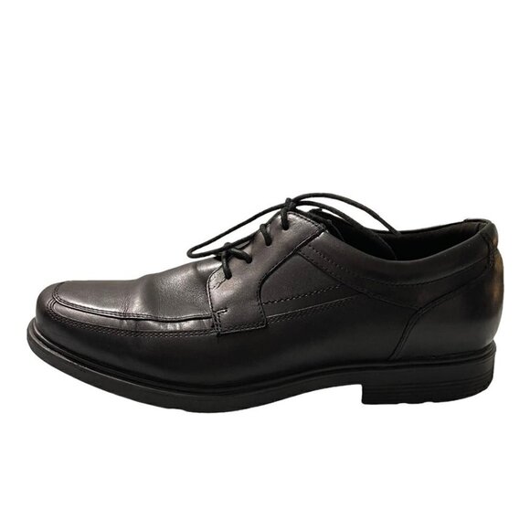 Rockport Mens Walkability Adiprene By Adidas Black Leather Lace Up Dress Shoe 10 main image 7